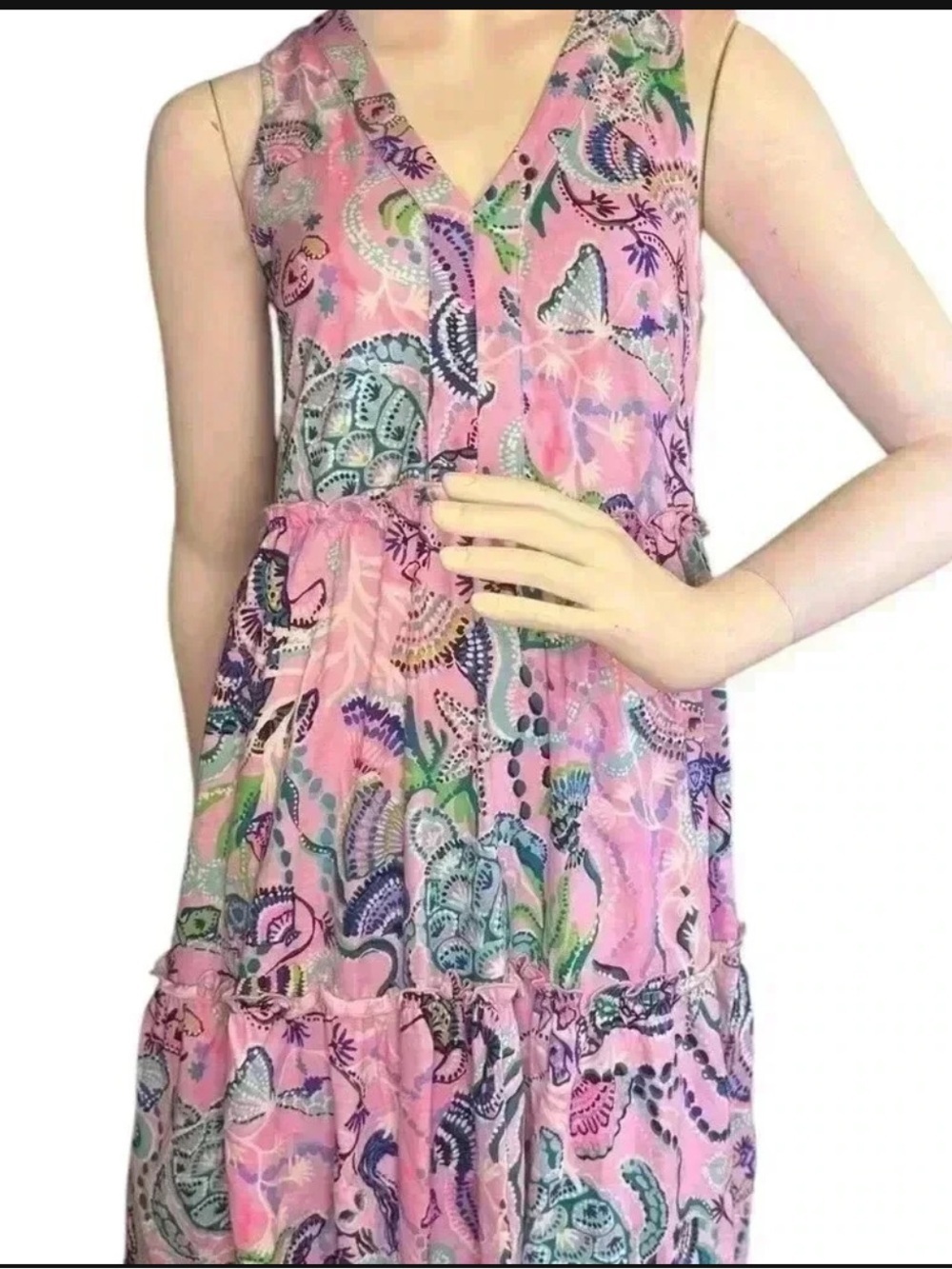 Lilly Pulitzer Lorina Cotton Swing Dress
Sleeveless XS NWT $118 #18